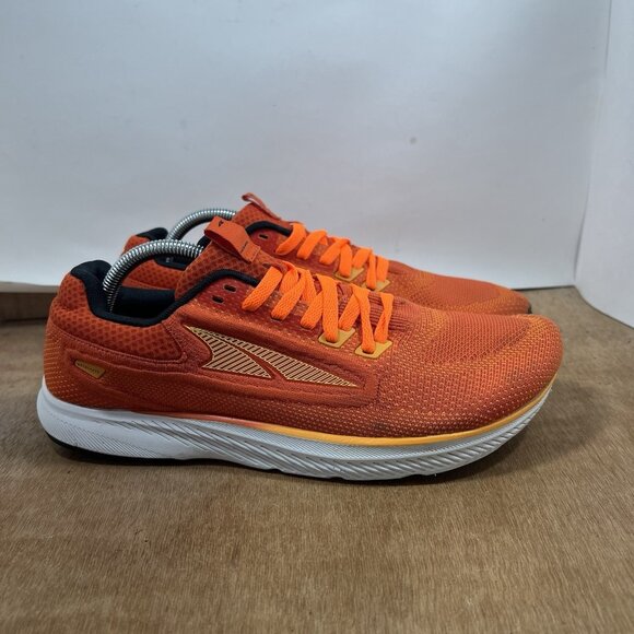 Altra Escalante 3 Men Size 10 Running Shoes Orange Road Knit AL0A7R6M880 - Picture 1 of 9